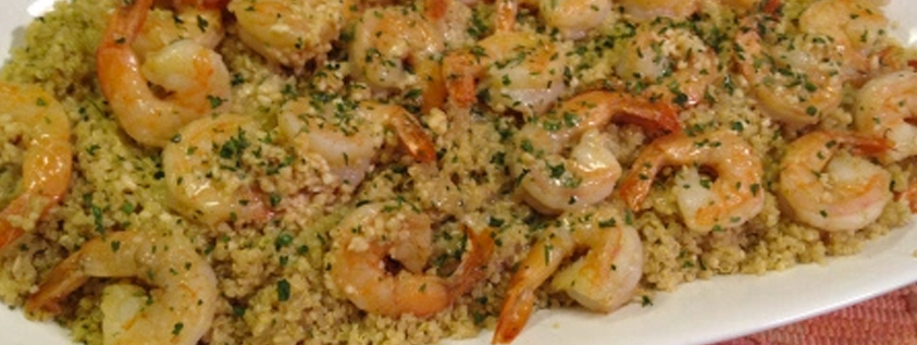 Garlic Butter Shrimp & Quinoa