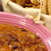 Slow Cooker Vegetable Chili and Cheese Dip