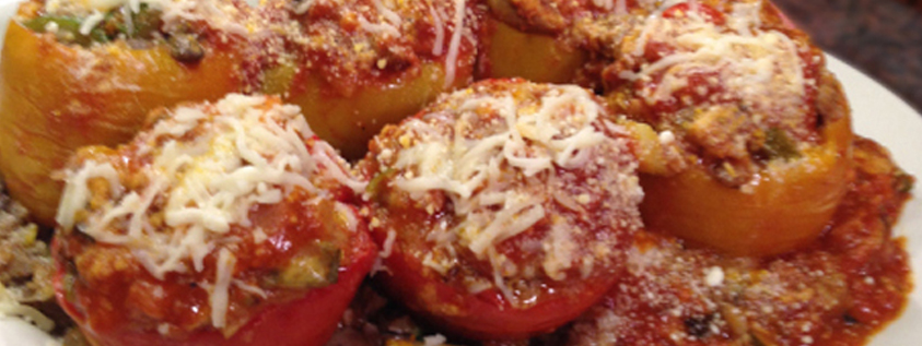 Gia Russa Stuffed Red Peppers