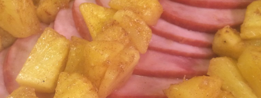 Easy Easter Ham with Roasted Pineapple