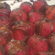 Chocolate Truffle Stuffed Strawberries
