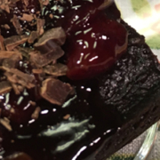 Cherry Dark Chocolate Cake