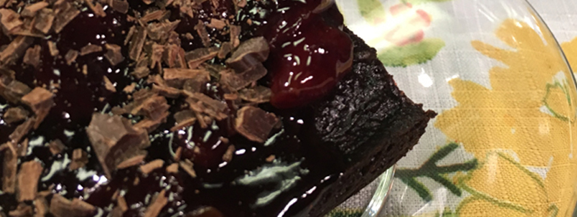 Cherry Dark Chocolate Cake