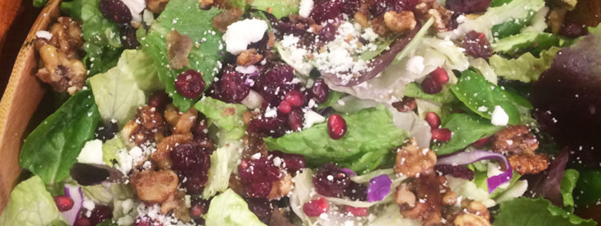 Cranberry Salad with Balsamic Fig Dressing