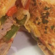 Chipotle Sausage and Pepper Grilled Cheese