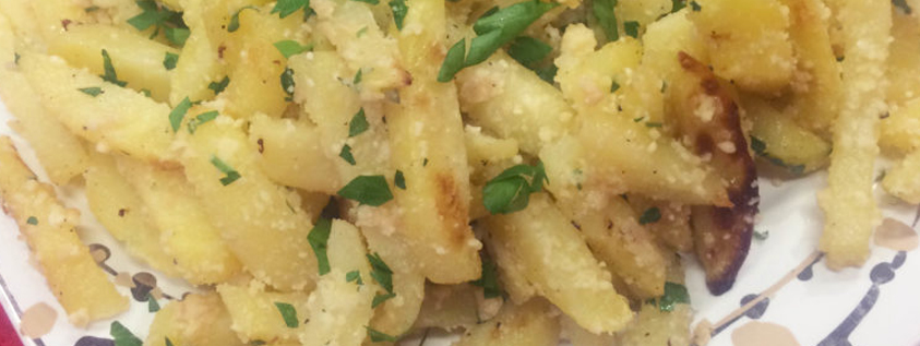 Homemade Garlic Parm Fries