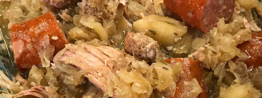 Pork, Kielbasa and Sauerkraut