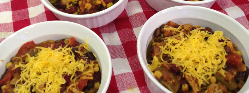 Game Day Slow Cooker Turkey Chili