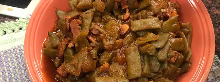 Slow Cooker Bacon Green Beans
