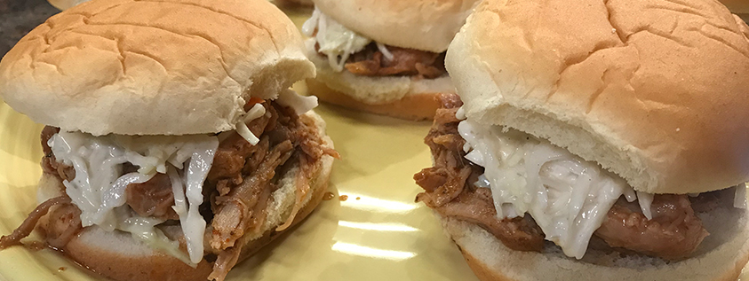 Root Beer Pulled Pork with Slaw
