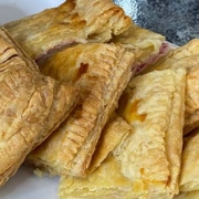 Ham and Cheese Puff Pastry Squares